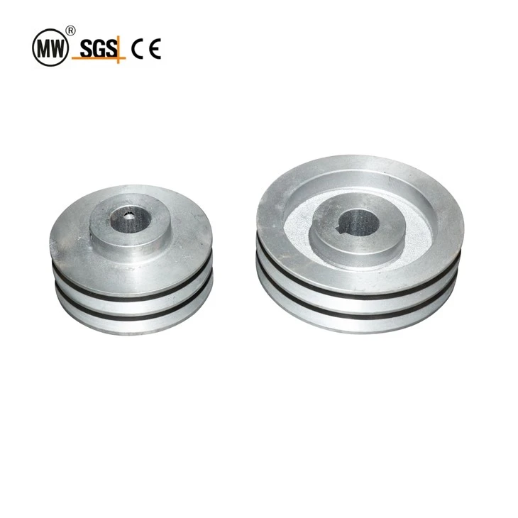 Two Groove Cast Iron V Belt Pulley For Conveyor Motor